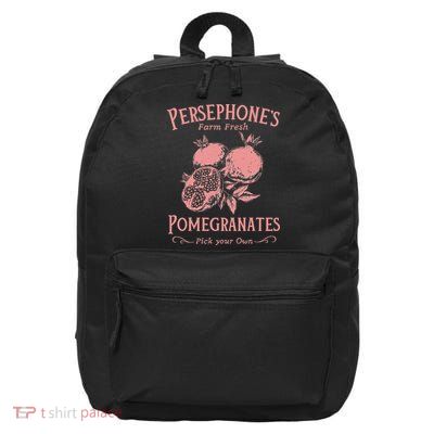 Dark Academia Persephone's Pomegranates 16 in Basic Backpack