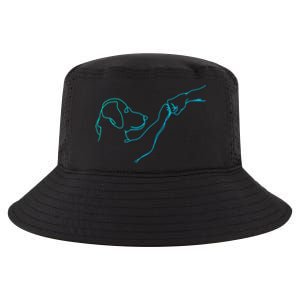 Dog And People Punch Hand Dog Friendship Bump DogS Paw Cool Gift Cool Comfort Performance Bucket Hat