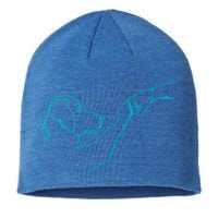 Dog And People Punch Hand Dog Friendship Bump DogS Paw Cool Gift Sustainable Beanie