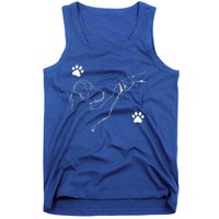 Dog And People Punch Hand Dog Friendship Fist Bump Dogs Paw Tank Top