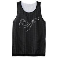 Dog And People Punch Hand Dog Man Friendship Bump Dogs Paw Mesh Reversible Basketball Jersey Tank