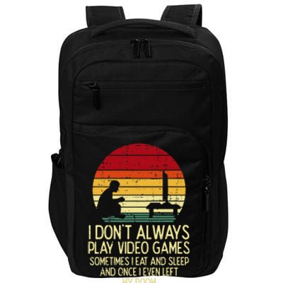 Dont Always Play Video Games Retro Gamer Ns Impact Tech Backpack