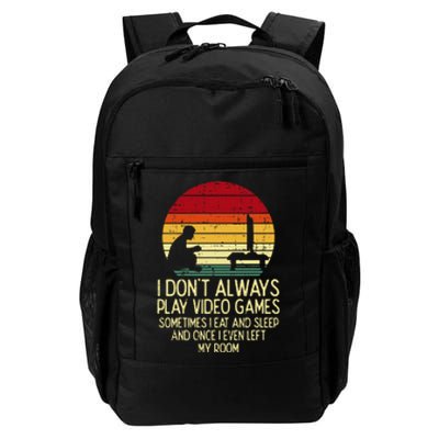 Dont Always Play Video Games Retro Gamer Ns Daily Commute Backpack