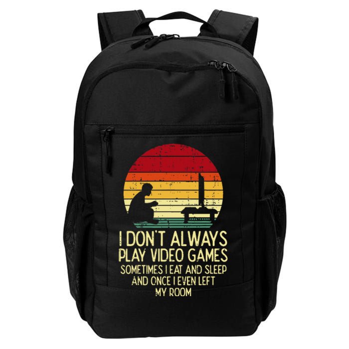 Dont Always Play Video Games Retro Gamer Ns Daily Commute Backpack