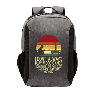 Dont Always Play Video Games Retro Gamer Ns Vector Backpack