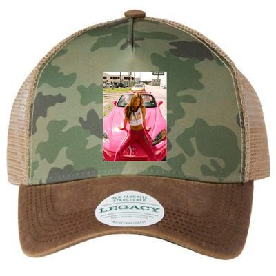 Devon Aoki Pink Race Car Legacy Tie Dye Trucker Hat