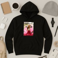Devon Aoki Pink Race Car Hoodie