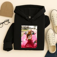 Devon Aoki Pink Race Car Hoodie