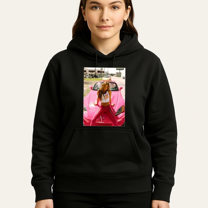 Devon Aoki Pink Race Car Hoodie