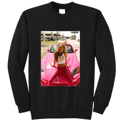 Devon Aoki Pink Race Car Sweatshirt