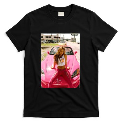 Devon Aoki Pink Race Car T-Shirt