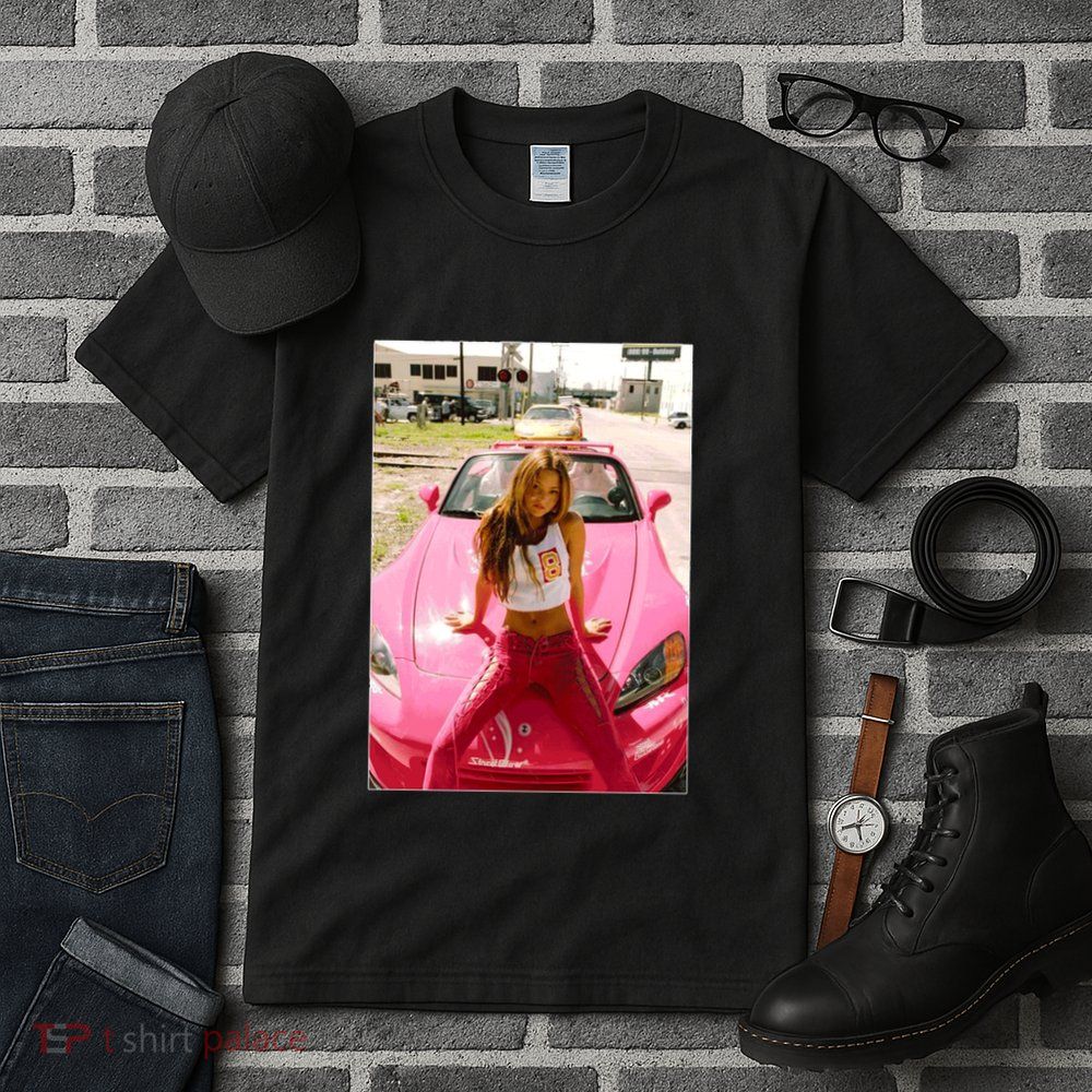 Devon Aoki Pink Race Car Tall T-Shirt
