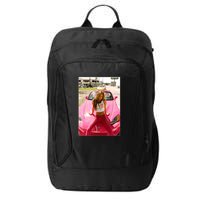 Devon Aoki Pink Race Car City Backpack