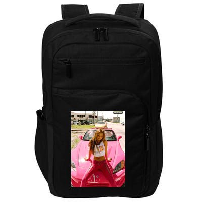 Devon Aoki Pink Race Car Impact Tech Backpack