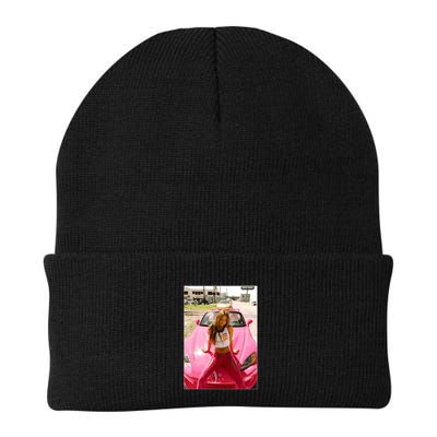 Devon Aoki Pink Race Car Beanie