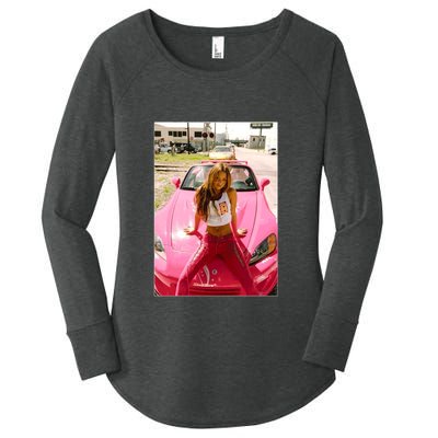 Devon Aoki Pink Race Car Women's Perfect Tri Tunic Long Sleeve Shirt