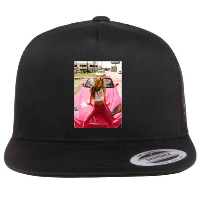 Devon Aoki Pink Race Car Flatbill Hat