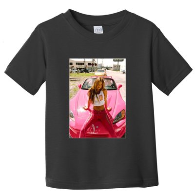 Devon Aoki Pink Race Car Toddler T-Shirt