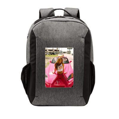 Devon Aoki Pink Race Car Vector Backpack