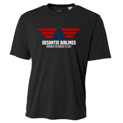 DeSantis Airlines Political DeSantis Cooling Performance Crew T-Shirt