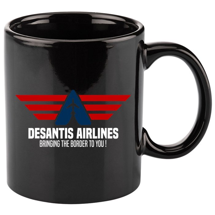 DeSantis Airlines Political DeSantis 11oz C Handle Ceramic Mug