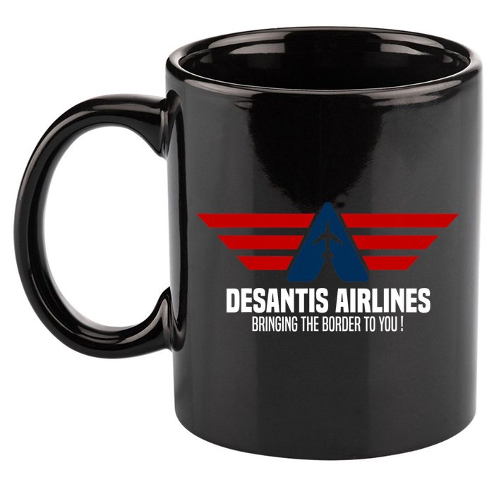 DeSantis Airlines Political DeSantis 11oz C Handle Ceramic Mug