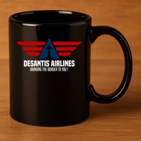 DeSantis Airlines Political DeSantis 11oz C Handle Ceramic Mug