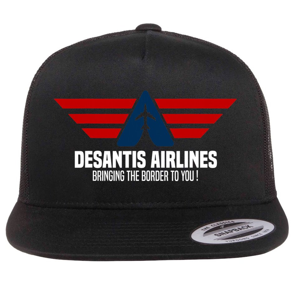 DeSantis Airlines Political DeSantis Flat Bill Trucker Hat