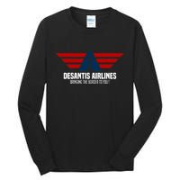 DeSantis Airlines Political DeSantis Tall Long Sleeve T-Shirt