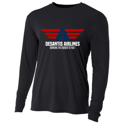 DeSantis Airlines Political DeSantis Cooling Performance Long Sleeve Crew