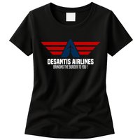 DeSantis Airlines Political DeSantis Womens T-Shirt