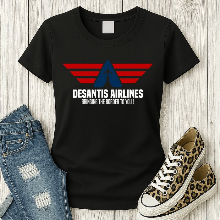DeSantis Airlines Political DeSantis Womens T-Shirt