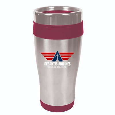 DeSantis Airlines Political DeSantis 16oz Travel Tumbler