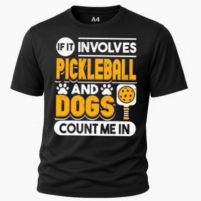 Dogs And Pickleball Lover Performance Shirt