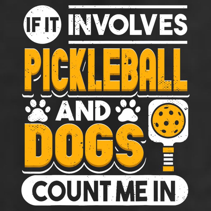 Dogs And Pickleball Lover Adult Drive Performance Visor