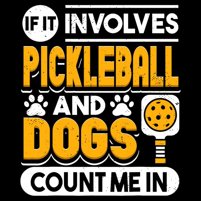 Dogs And Pickleball Lover Flatbill Hat