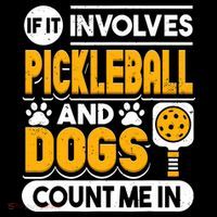 Dogs And Pickleball Lover Baby Bodysuit