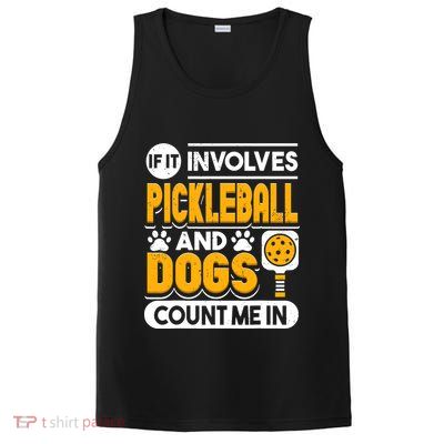 Dogs And Pickleball Lover PosiCharge Competitor Tank