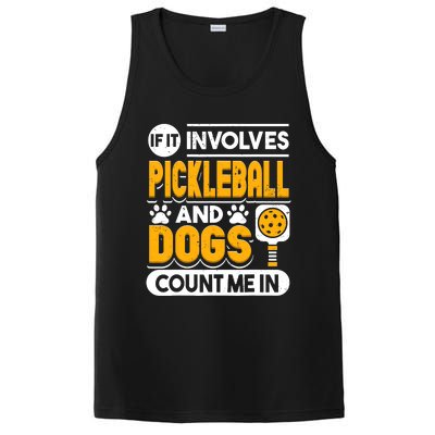 Dogs And Pickleball Lover PosiCharge Competitor Tank