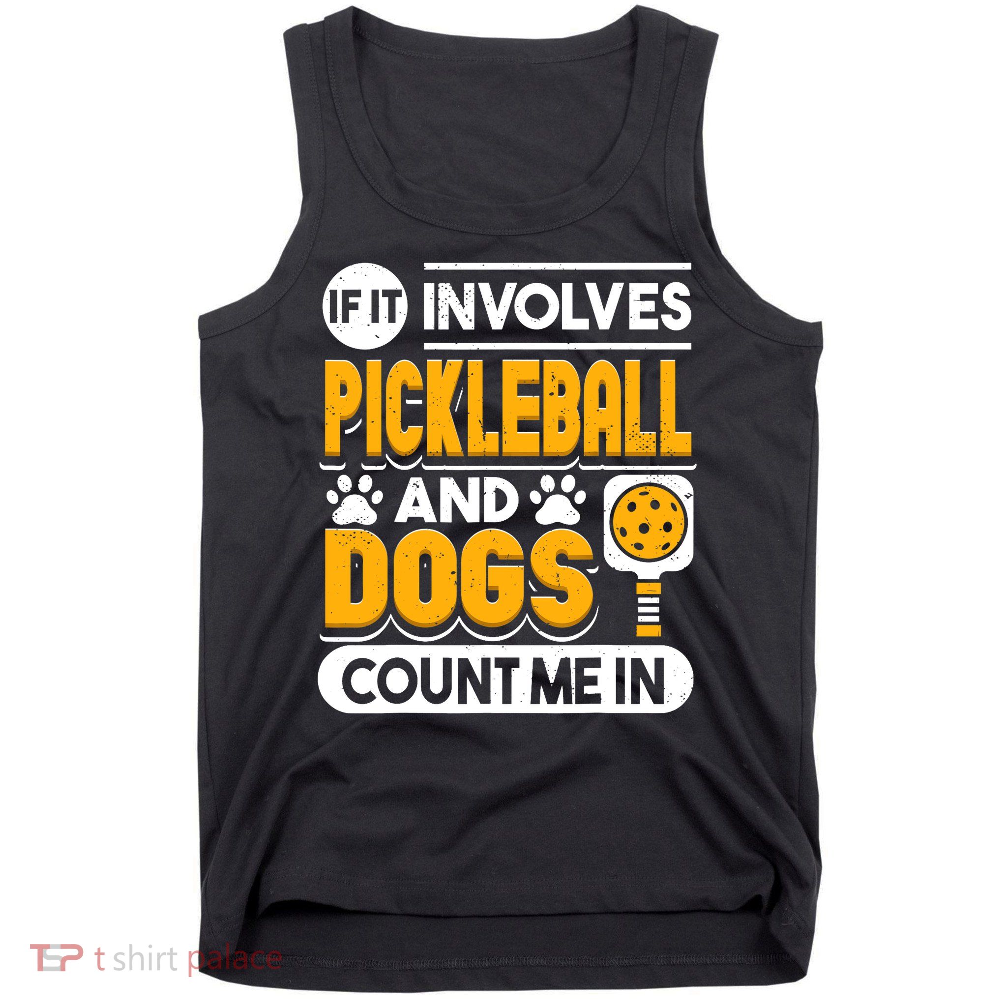 Dogs And Pickleball Lover Tank Top