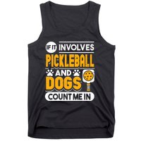 Dogs And Pickleball Lover Tank Top