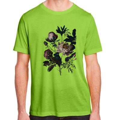 Dark Academia Peony Botanical Adult ChromaSoft Performance T-Shirt