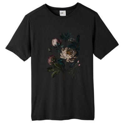 Dark Academia Peony Botanical Tall Fusion ChromaSoft Performance T-Shirt