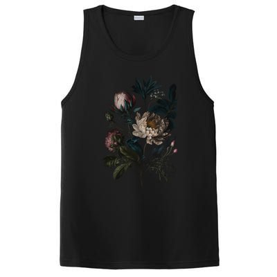 Dark Academia Peony Botanical PosiCharge Competitor Tank