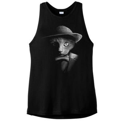 Dapper Cat Ladies PosiCharge Tri-Blend Wicking Tank