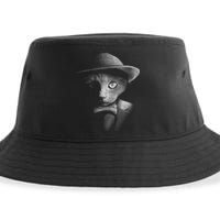 Dapper Cat Sustainable Bucket Hat