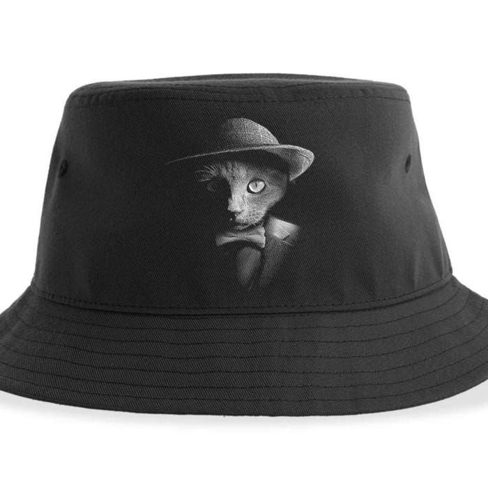 Dapper Cat Sustainable Bucket Hat