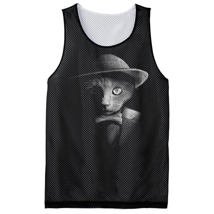 Dapper Cat Mesh Reversible Basketball Jersey Tank