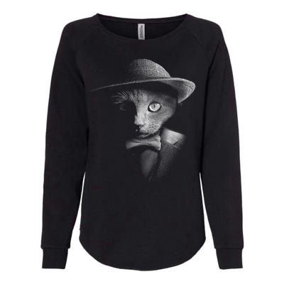 Dapper Cat Womens California Wash Sweatshirt