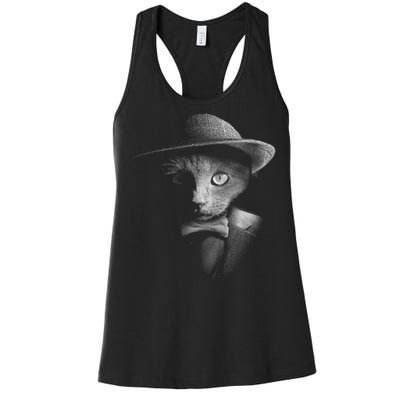 Dapper Cat Women's Racerback Tank